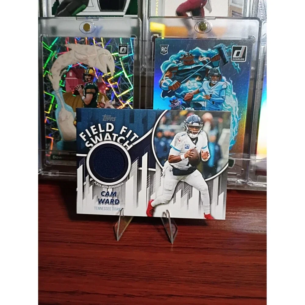 2026 Topps Football Flagship Cam Ward Field Fit Swatch Relic #FFSC-CW